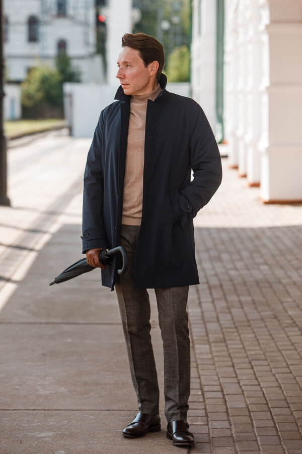 Как выбрать мужской плащ